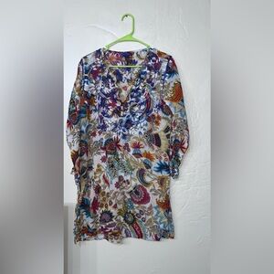 Raj Colorful Floral Women's Tunic